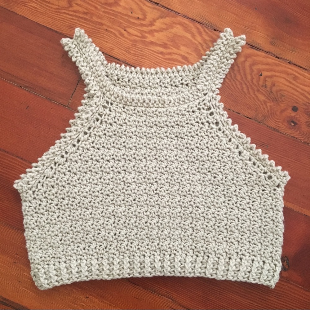 High Waist Crochet Bikini Set - Picture 2 of 4